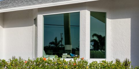 Storm Smart Impact Windows - Picture Windows White