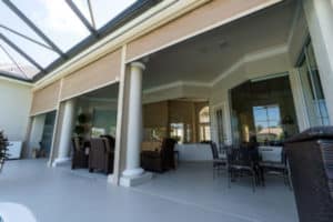 Beautiful house having installing big Screen on the wall